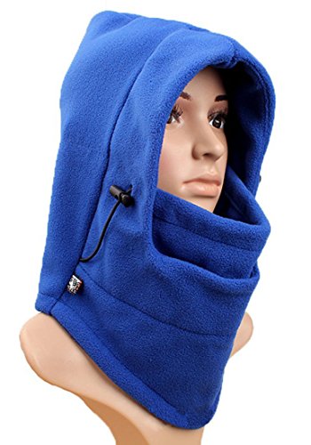 Natuworld Classic Double-decked 6-in-1 Function Fall and Winter Warm Windproof Stopper Full Face Cover Mask Hats Winter Unisex Outdoor Work Riding Bicycle Motorcycle Ski Mask Beanie Headcover Fleece Balaclava Wool Handling CS Neck Hats - 11 Colors Availab