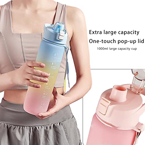 Amazon｜ウォーターボトル 水筒 1000ml 大容量 スポーツウォーター