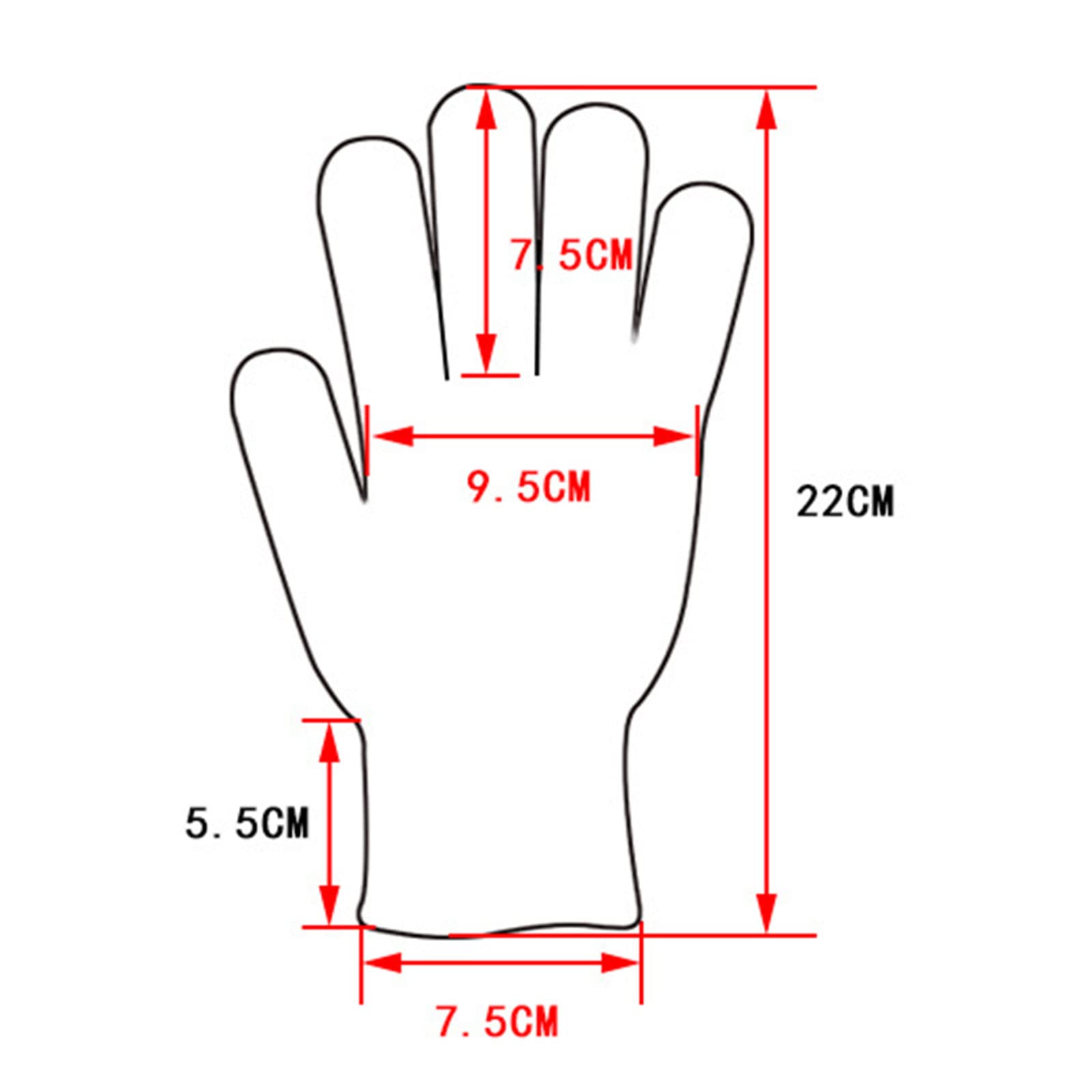 TSHAOUN 2 Paires Gant Résistant à la Chaleur pour la Coiffure, Gants de Protection avec points en silicone, Gant Anti Chaleur pour fer à Lisser la Baguette de Cheveux Curling Outils