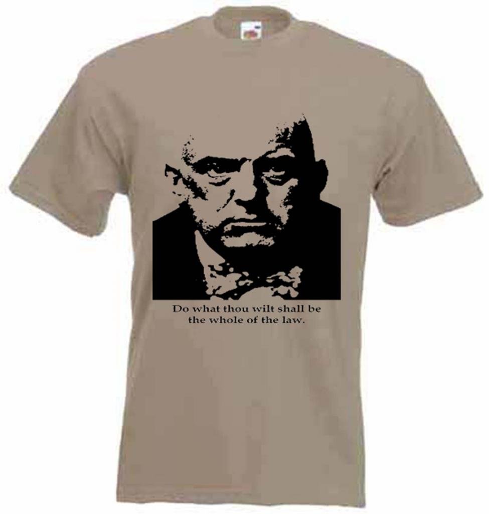 Aleister Crowley - Do What Thou Wilt T-Shirt - Natural - XL