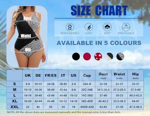 JFAN Damski kostium kąpielowy Monokini moda plażowa stroje kąpielowe dla kobiet z dekoltem w kształcie litery V, jednoczęściowy kostium kąpielowy