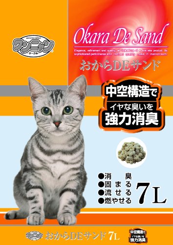 Amazon | ワンニャン おからでサンド 7L | コーチョー | 猫砂 通販
