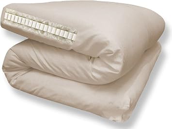 The Futon Shop Organic Latex Shiki Futon Mattress Twin with PLA - Japanese Floor Mattress with Org Cotton Case - Shikibuton Med Firm Mattress Feel - Japanese Futon Mattress The Perfect Floor Mattress