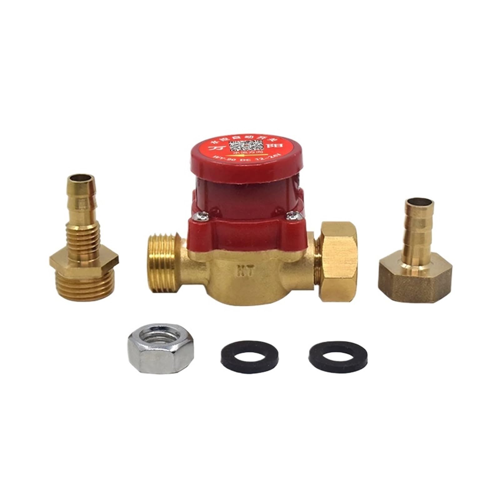 Czujnik przepływu ochrony przed wodą, miedź HT-30, 8 mm, 10 mm i 12 mm, do grawerowania i cięcia CO2, część mechaniczna (bez orzechów)