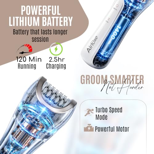 Image of 6-in-1 Women Grooming Kit | Body Trimmer, Epilator & Bikini Trimmer for Women | Shaver | Callus Remover | Waterproof | 120-Min Runtime | Ladies Trimmer for Private Parts