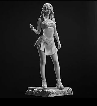 スーパーマンガール　フィギュア　ガレージキット　未塗装未組立　美女 Amazon.co.jp: 1/6 ガレージキット フィギュア330mm 未塗装