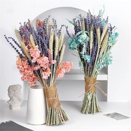 Flores Secas Naturales Lavanda Ramo Bebé 45 cm miniatura 5