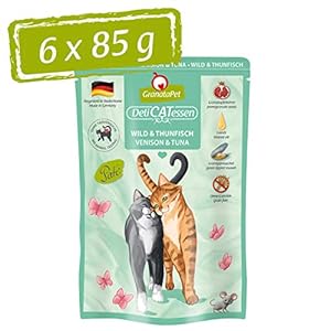 GranataPet DeliCatessen Wild & Thunfisch Katzenfutter 6 x 85g