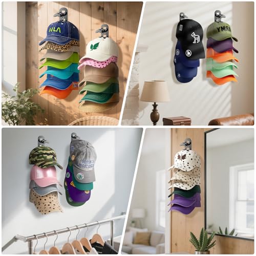 31% Off Yonsya 2-Pack Hat Hook Organizer for 20 Caps - Image 6