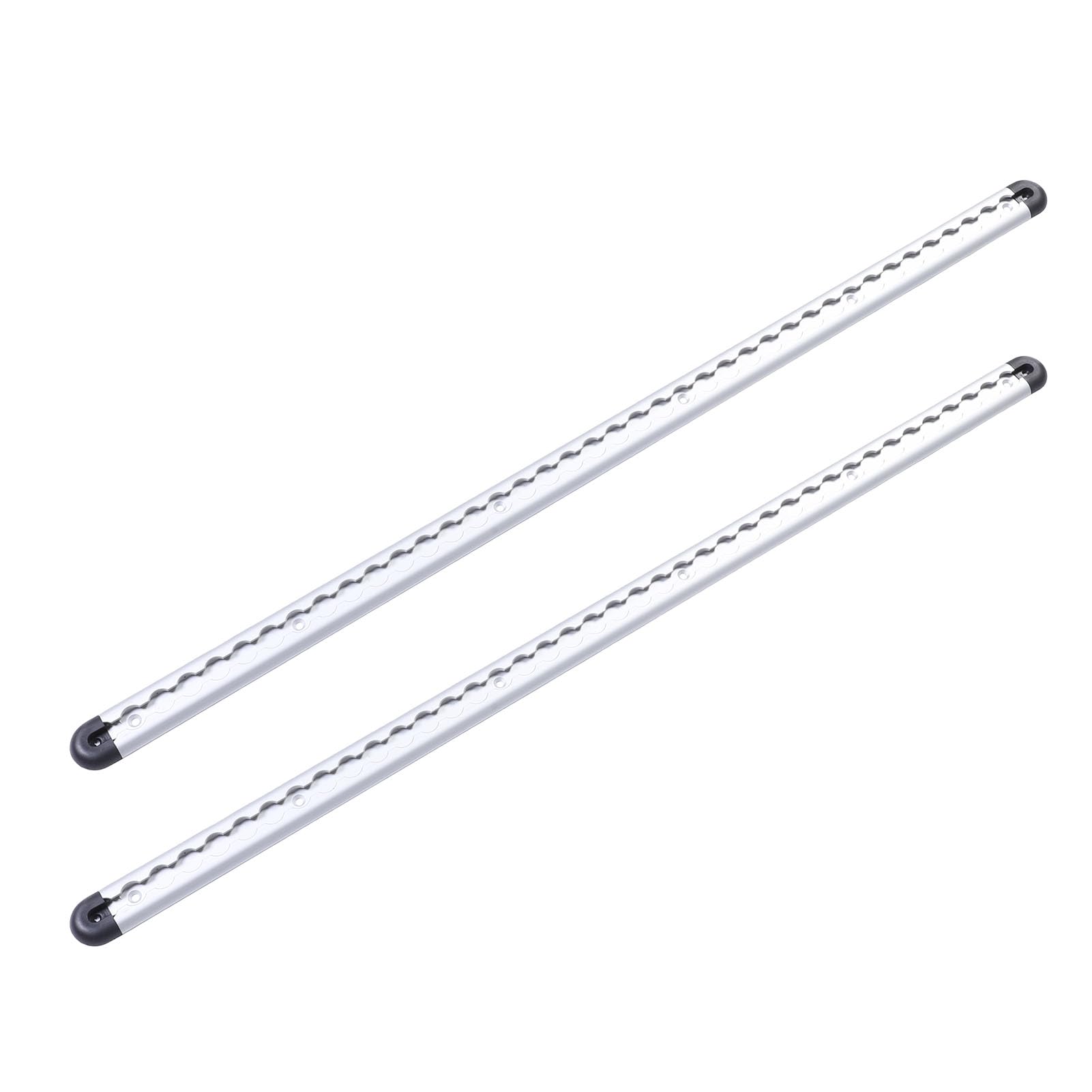 Aluminiowy System Szyn L, 2 Sztuki, 1-metrowy Zestaw do Mocowania z 4 Pierścieniami ślizgowymi, Uniwersalne Mocowanie do Motocykli, Quadów, Ciężarówek i Przyczep, Bezpieczne Rozwiązanie