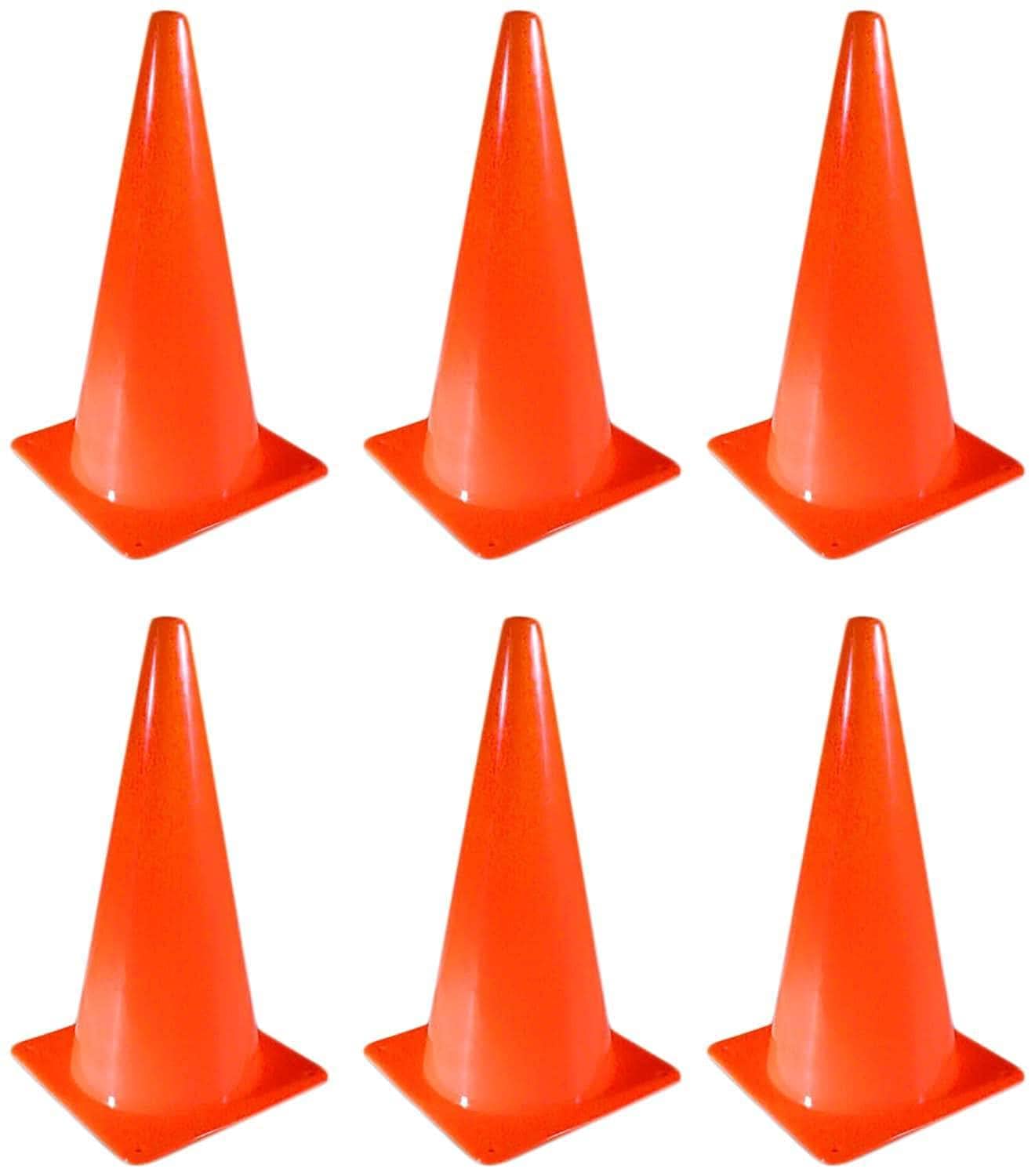 SanR Red 12 Inch Cone Marker Set, Marker Plastic Cones for Soccer Cricket Track and Field Sports(Pack of 6) (B09DDBK336) Amazon Price History, Amazon Price Tracker