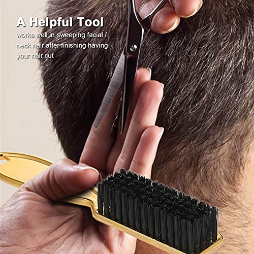 Hair Cleaning Brush With Plastic Handle Barber Neck Duster Unwanted Hair Removal Comb Hair Styling Hairdressing Tools #TOP1
