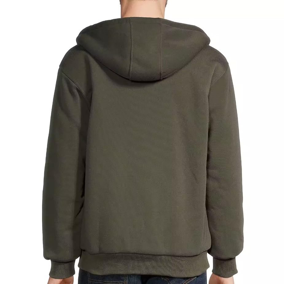 Victory Outfitters Heavyweight Sherpa Lined Fleece Hoodie Sweatshirts for Men Winter Zip up Plus Size Jacket2