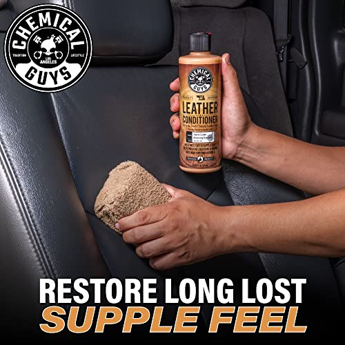 Chemical Guys Spi_401_16 Vintage Series Leather Conditioner For Leather Car Interiors, Seats, Boots, Bags And More (Works On Natural, Synthetic, Pleather, Faux Leather And More), 16 Fl Oz #TOP4