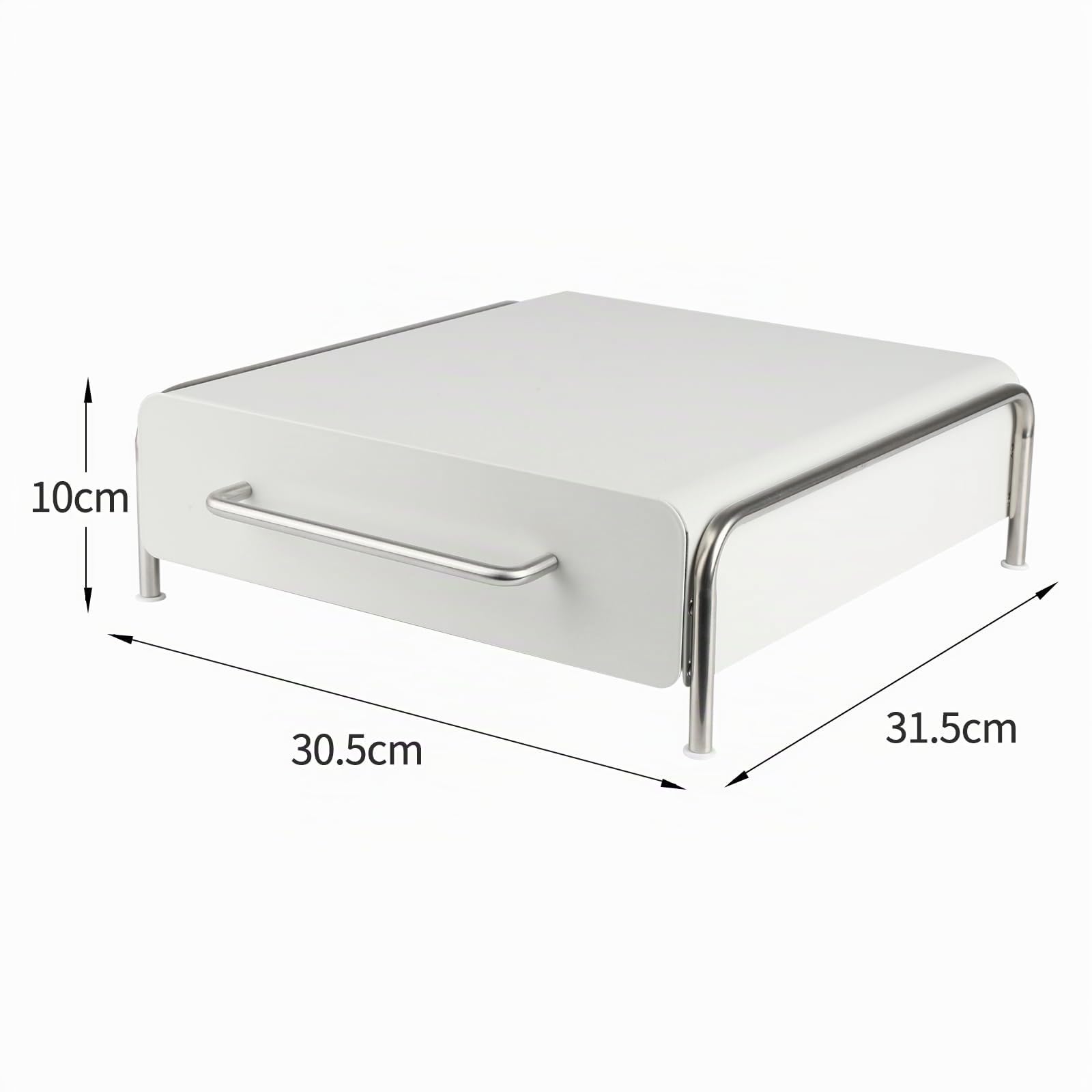 Soporte para Cápsulas de Café, Dispensador Capsulas Vertuo,Organizador Capsulas Vertuo,Cajón para almacenar cápsulas de Vertuoline-30,5 * 31,5 * 10cm- (36 piezas) blanco
