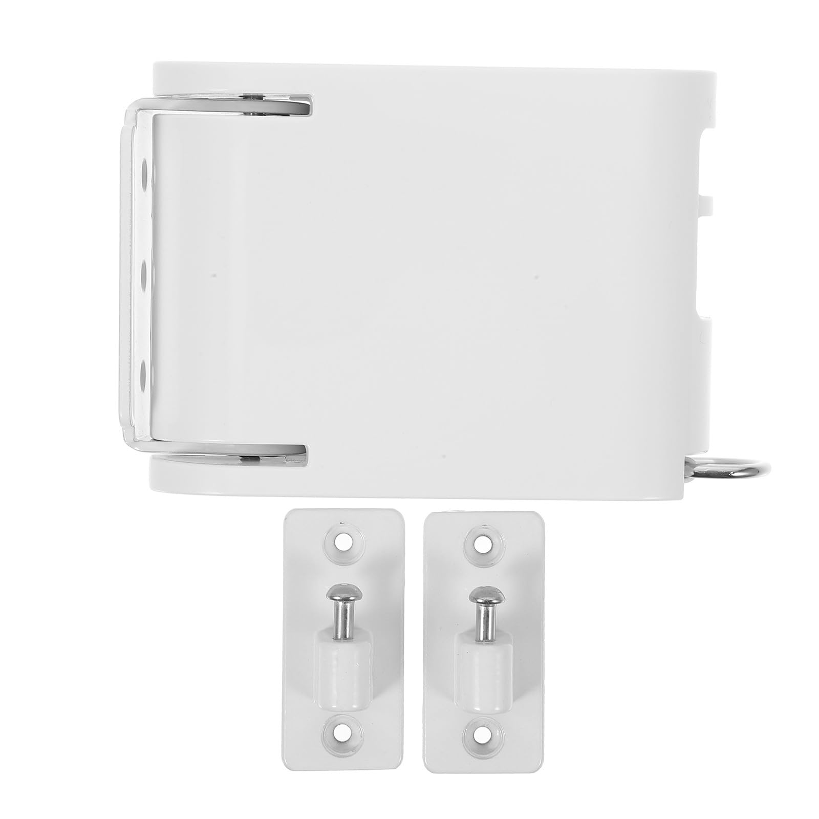 SUPVOX Einziehbare Wäscheleine für Außenbereich und Zuhause Tragbar mit Stabiler Abs und TPU Konstruktion Einfache Montage ohne Bohren Weißes Modernes Design