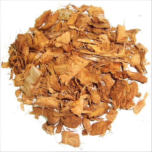 Image of Coco Coir Chunks /Chips for Puja, Havan and Organic Use, Natural Coconut Shell Pieces for Gardening, Orchid Substrate, Soil Aeration and Moisture Retention Mulch, 200g