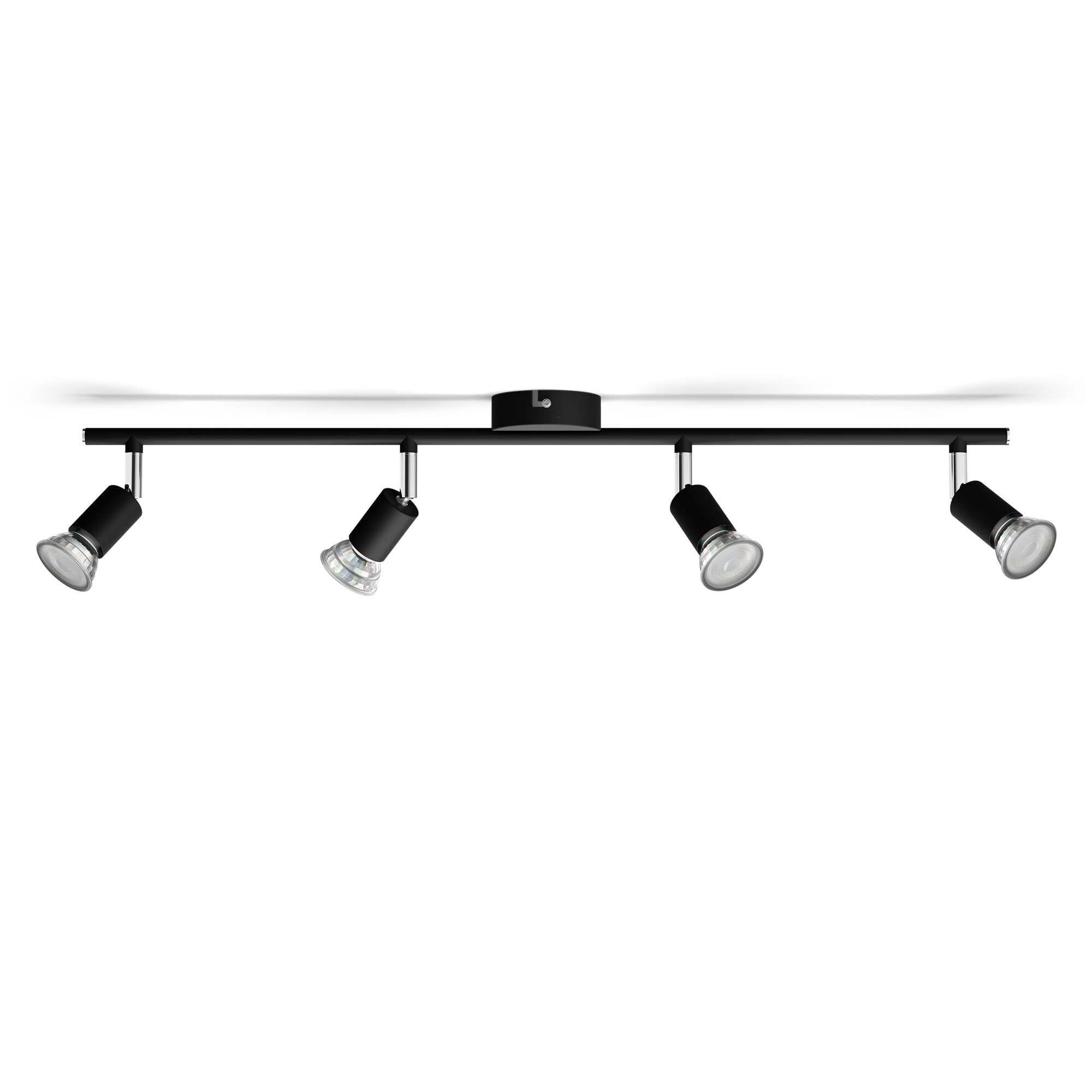 PHILIPS LED Faretto Integrato Limbali, 4 Punti Luce, 50W, Nero