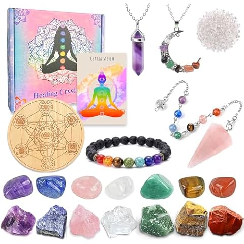 VDYXEW Healing Crystals Set for Beginners Cover