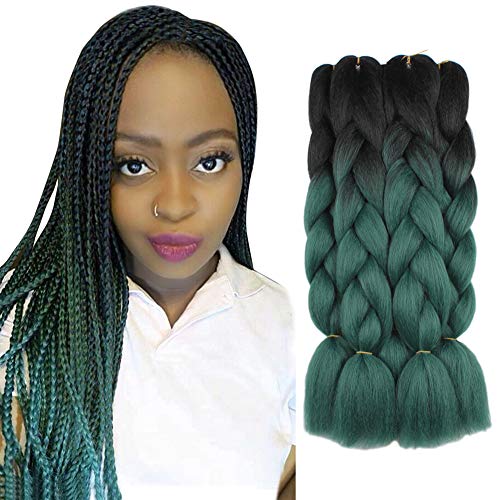 Dark green kanekalon hair Outlet