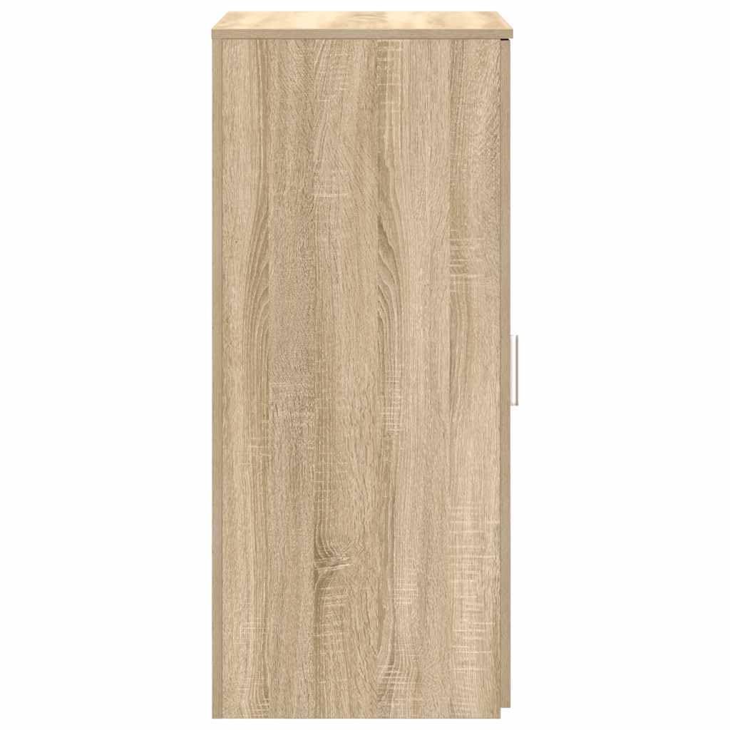 vidaXL Armoire de rangement en chêne Sonoma 50 x 45 x 103,5 cm - Armoire de rangement pour bureau