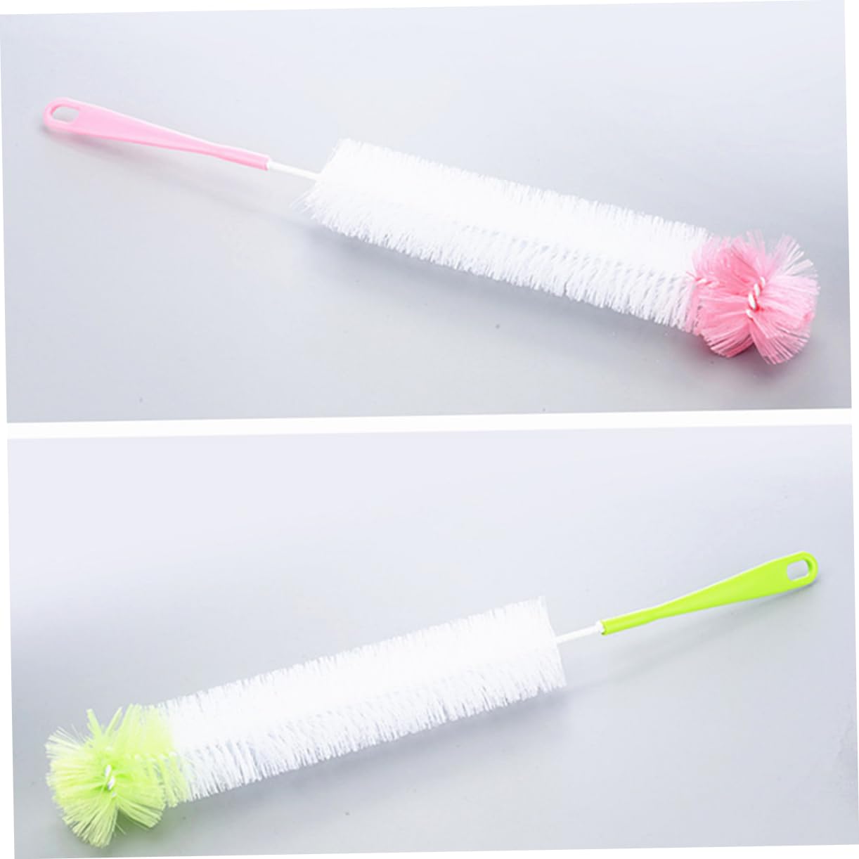 BESTYASH 2 Set Spazzole Per Bottiglie E Tazze Multifunzionali Casual Per Bottiglie Colore Casuale 3 Pezzi*2