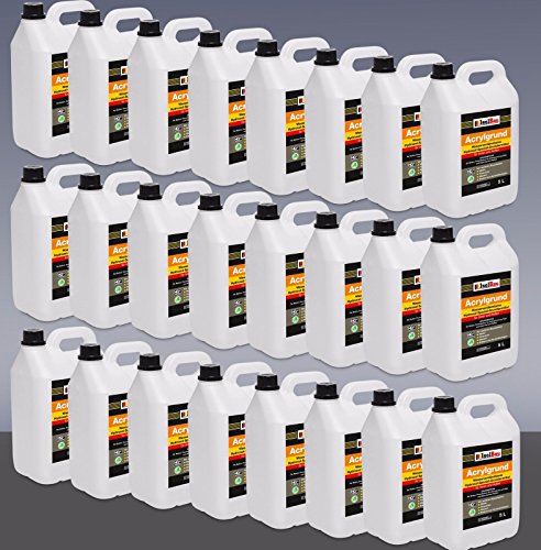 Isolbau Acrylgrund - Wasserverdünnbares Grundiermittel für eine professionelle Grundierung Innen & Außen - 120 Liter (24 x 5 L)