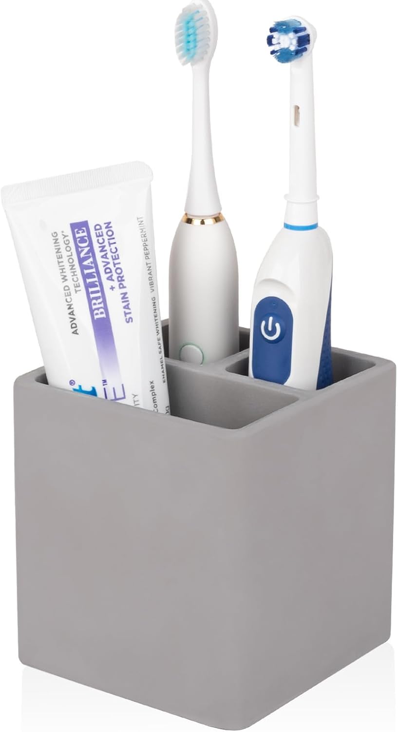Diatomite Toothbrush Holders Tooth Brush Organizer - Dark Gray