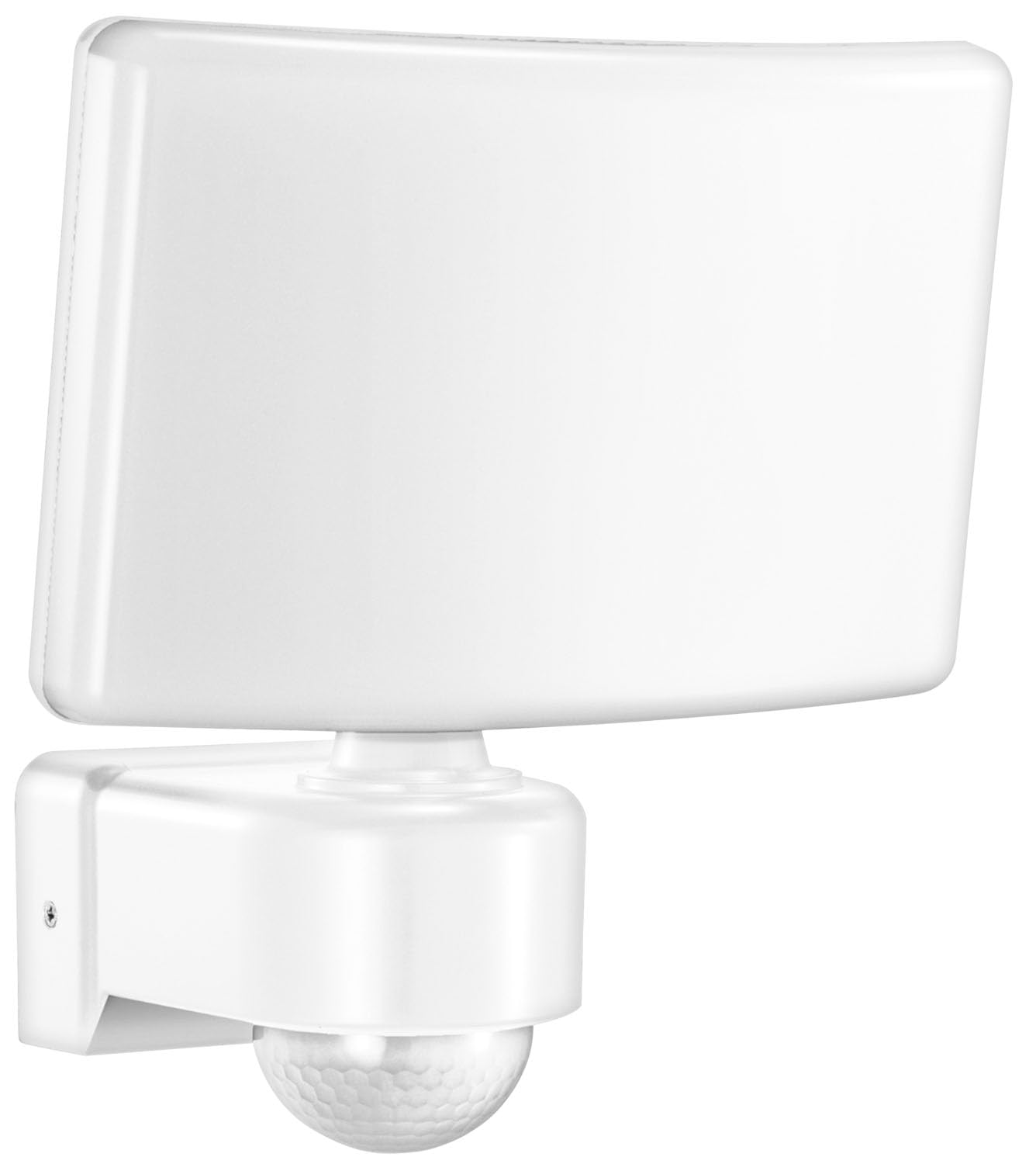 Faretto da esterno LED “EL HOME” ML-40B7 con sensore di movimento 10 m / 240° PIR, 30W, 2200lm, sensore crepuscolare, IP65, AC 230V - per uso esterno, applique, lampada da giardino, faretto - bianco