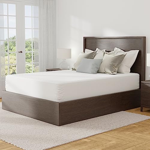 Image of AllerEase Platinum Zip-Off Top Waterproof Mattress Protector King Size 360 Degree Zipper Allergen Barrier Temperature Balancing Luxurious Plush Top Separately Machine Washable Mattress Cover (White)