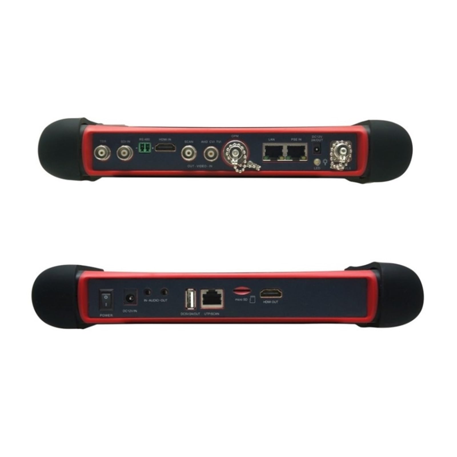 Supporto per tester CCTV per telecamera IP CCTV Tester Monitor IPC Tester POE 8MP TVI CVI SDI CVBS IP AHD Tester For Telecamera Monitor Con UTP TDR H.265(X7 ADH)