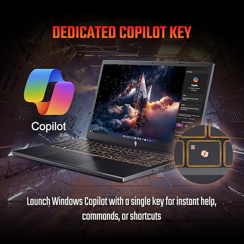 Image of acer Nitro V 15, Intel core i7-13th Gen 13620H,NVIDIA GeForce RTX - 5050 8GB, 16 GB,512 GB,Full HD IPS,15.6 inch /39.62 cm,165 Hz, Win 11 Home, Obsidian Black, 2.113 kg, ANV15-52, Amber KB,Gaming Laptop