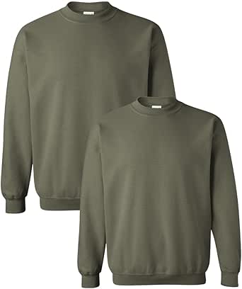 Gildan Adult Fleece Crewneck Sweatshirt - Style G18000 Pullover Sweatshirt