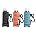 WKieason Lip Balm Sleeves Holder Keychain 3pcs Clip on Chapstick Keychain Holder Pouch Tight-Knit Elastic Lipstick Key Chain Holder (Black/Jade/Orange)