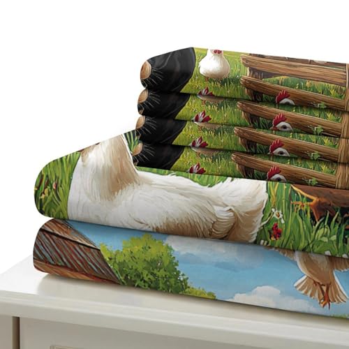 Housse de couette microfibre 3D hypoallergique et douce 140x200cm - 7