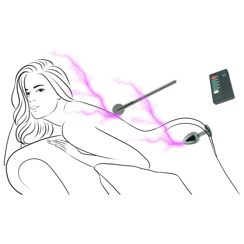 Bondage Masters Plug anal électro-sexuel E-Stim et moulinet Whartenberg