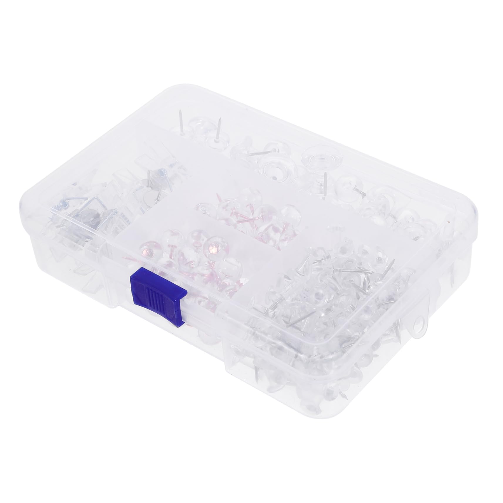 ARTIBETTER 4 Boîtes Broche de Bureau Poussoir punaises décoratives Bulletin punaises claires Planche Carte Punaise Pratique Broches compactes Petites Métal