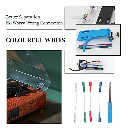 Turntable Headshell, Phono Holder with Lead Wires, Cartridge, Premium Quality Material - Image 3