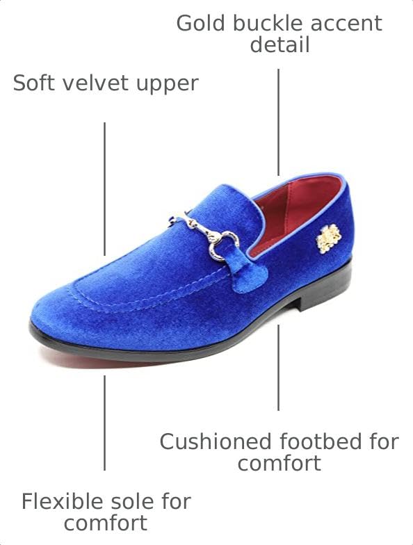 Image of Men's Velvet Designer Classic Dress Tuxedo Smoking Slipper Loafers Slip On Shoes SM-56