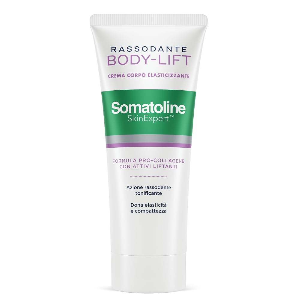 Somatoline SkinExpert, Body Lift - Crema corporal reafirmante, elástica, fórmula pro colágeno con agentes lifting, 200 ml