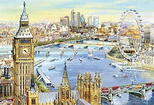 1000 Piece Large Jigsaw Puzzle for Adults - 1000 pc Landscape Jigsaw Puzzle Game Interesting Toys - Hand Made Puzzles Personalized Gift (A)