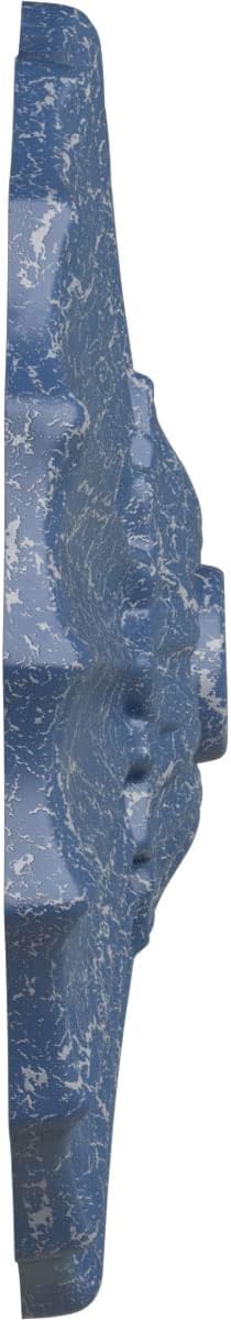 Ekena Millwork 9"OD x 1 3/8"P Shakuras Ceiling Medallion Fits Canopies up to 1 3/8" Ceiling Medallion, Americana Crackle