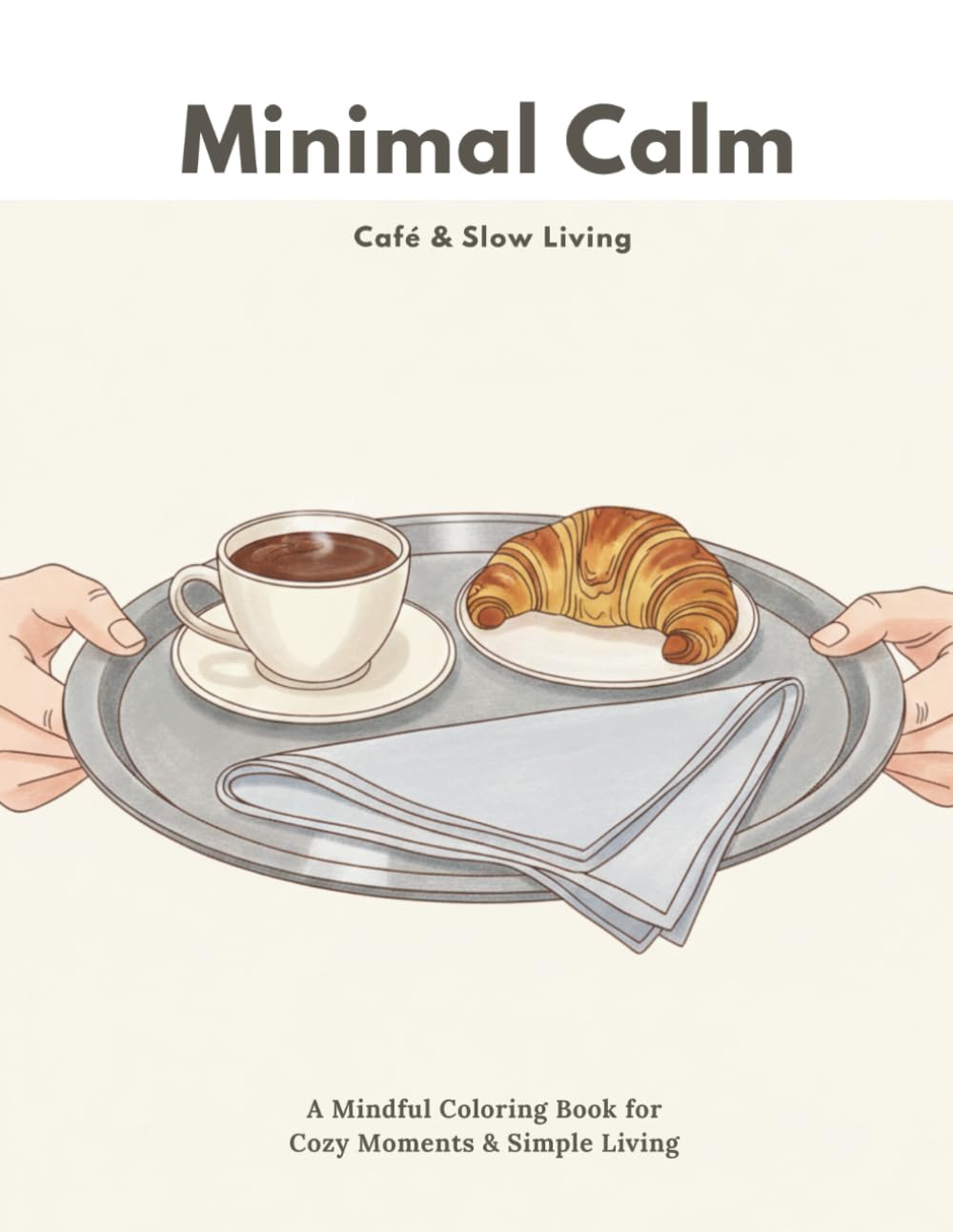 Minimal Calm - Café & Slow Living: A Mindful Coloring Book for Cozy Moments & Simple Living