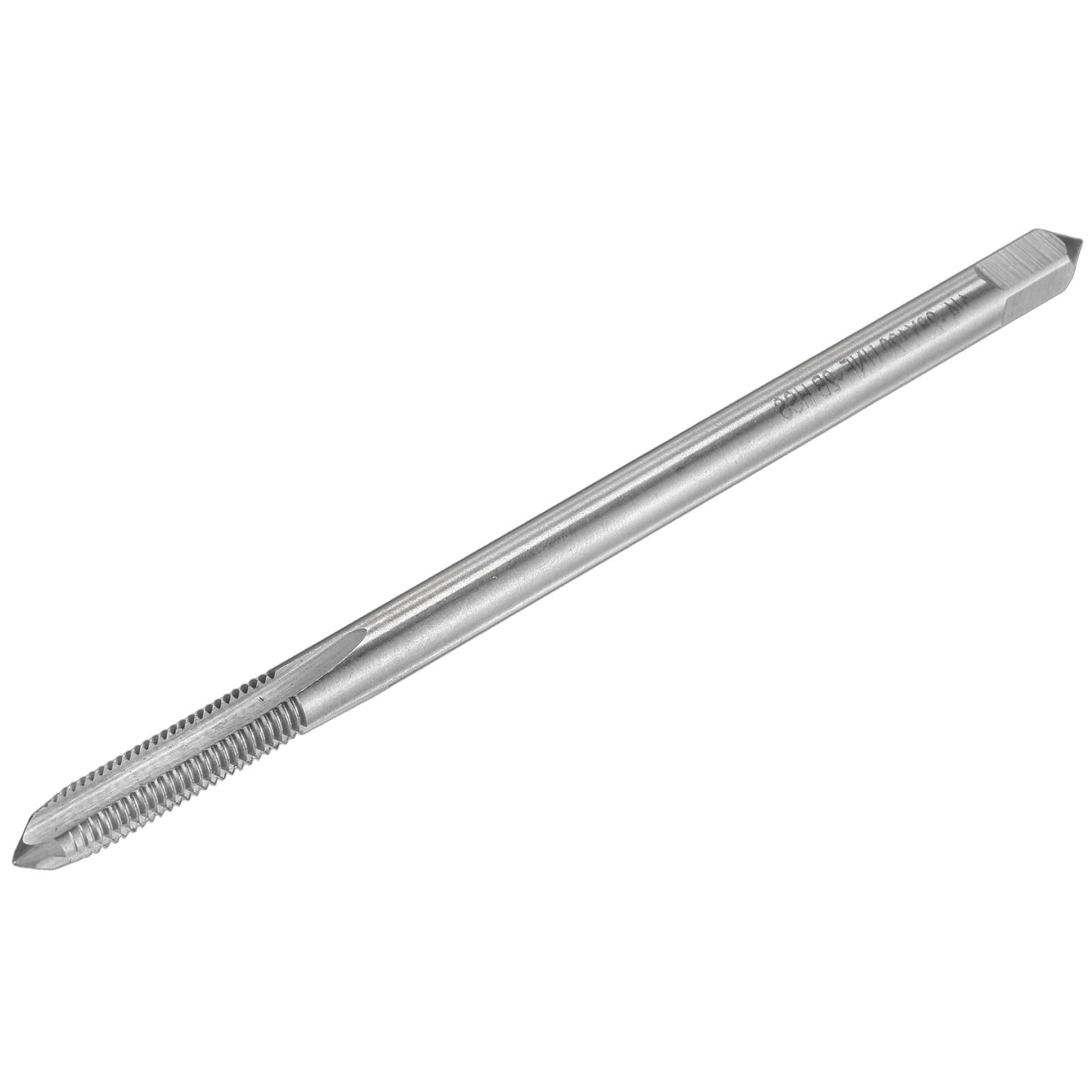 uxcell Thread Milling Taps, 1/4-28 UNF High Speed Steel 6542 (HSS6542) 3 Straight Flutes Machine Screw Thread Threading Tap, 5" Length (Extra Long)