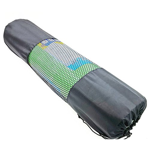 Potato001 Bolsa portátil e útil para tapete de ioga de nylon Pilates com alça ajustável central (pre