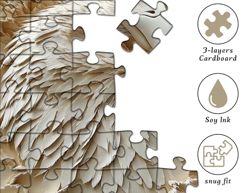 50% Off Paper Eagle Jigsaw Puzzle 1000 Pieces - Unique Art Challenge - Image 3