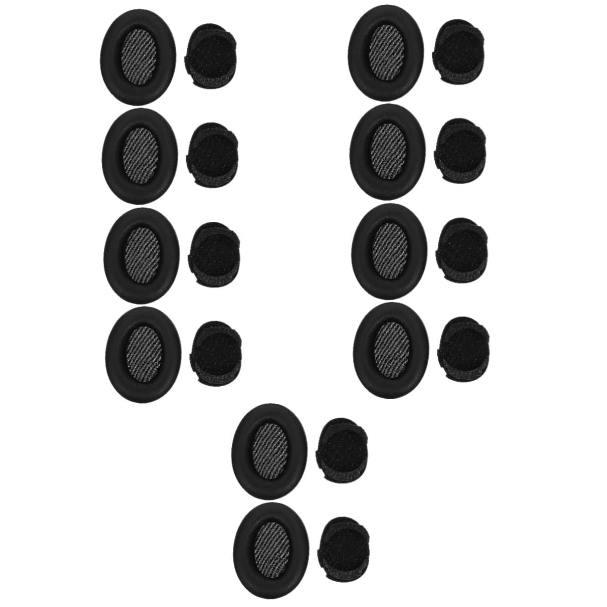 DOITOOL 5 Juegos Orejeras Auriculares Light Mat Cubierta Sanitaria del Auricular Cubiertas Antipolvo Cubierta de Almohadilla de reemplazo Almohadillas para los oídos reemplazar guardapolvo