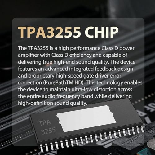 Image of DHRUVPRO ZK-AS21 220W*2+350W 2.1 Bluetooth Power Amplifier Board with TPA3255 Chip, 18V-36V Bluetooth Speaker Audio Amplifier Module