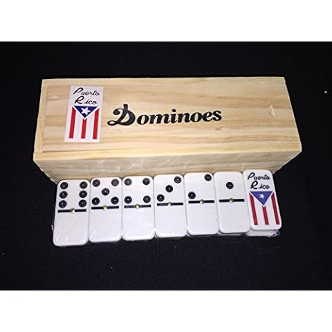 latinos r us Puerto Rico Domino Set -Flag Cover
