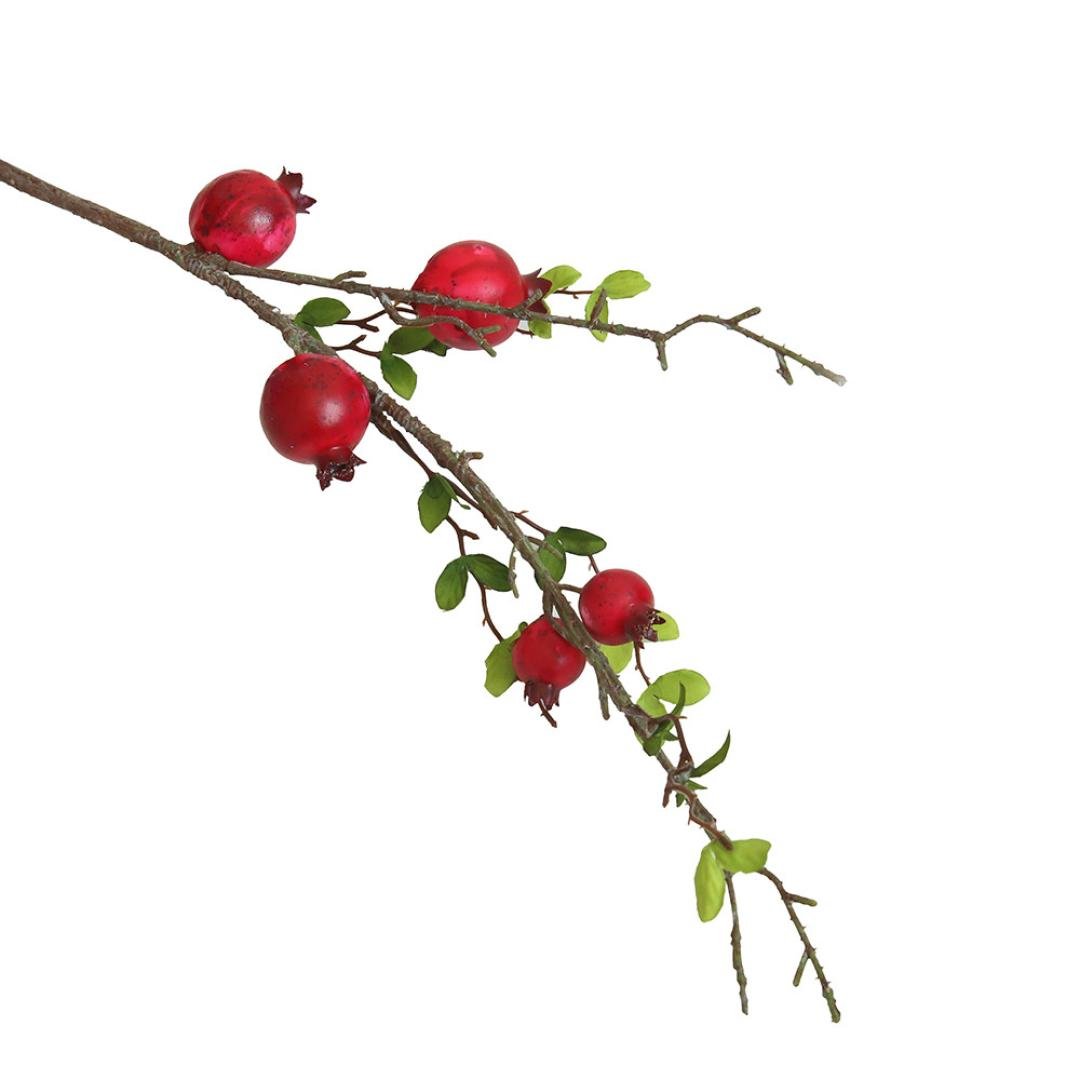 Artificial Fruit,BCDshop Realistic Artificial Fake Faux Pomegranate Berries Decor Fruits Lifelike Home Office Decoration (red 1)